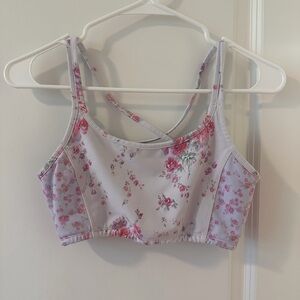Floral Print Women's Bralette